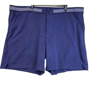 Sports Illustrated 3XL Mens Performance Shorts Comfort Waist Flex Pocket Blue